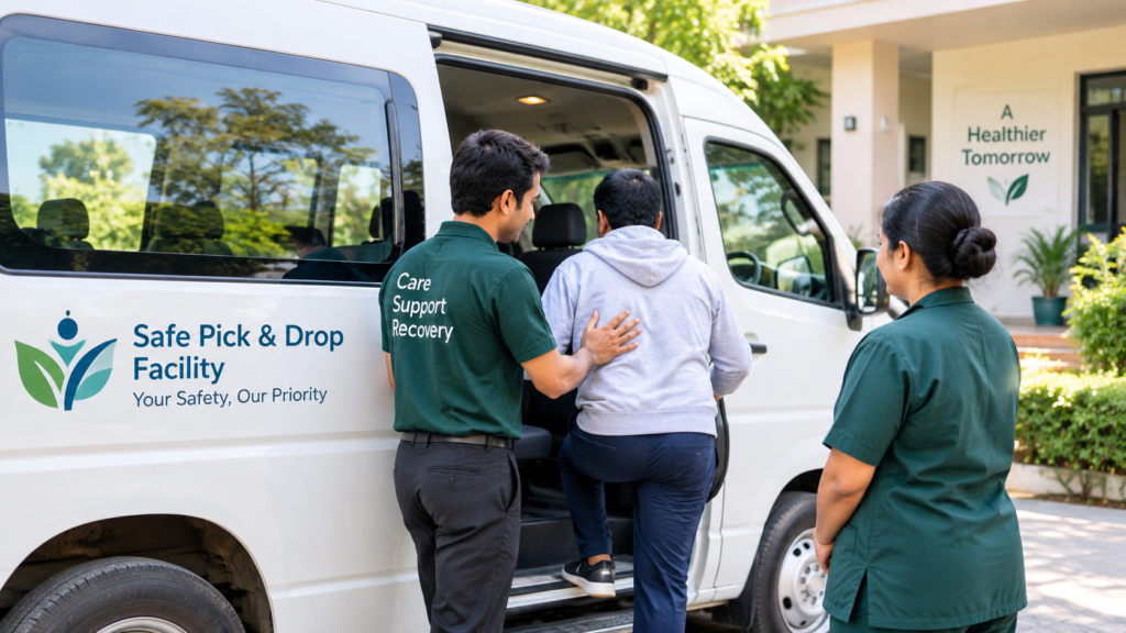 Safe pick and drop facility at rehabilitation centre in Himachal Pradesh